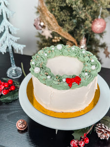 Holiday Wreath Cake