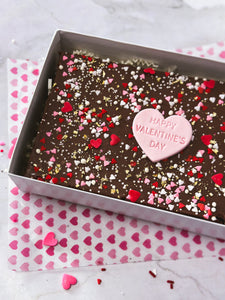 Valentine Brownie Slab Gift Box